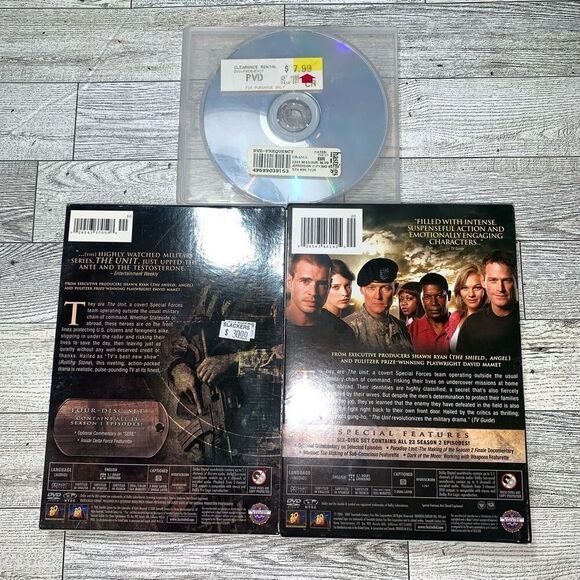 Lot of 3 The Unit DVDs Complete Seasons One & Two + Exclusive Bonus‎ Disc - Picture 3 of 3